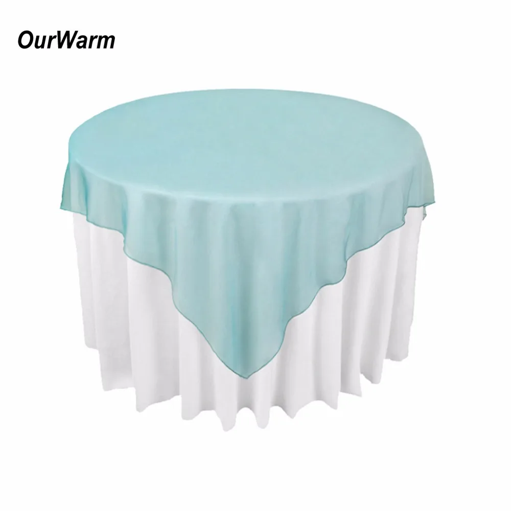 Buy OurWarm 50Pcs Sheer Organza Table Cover 180 x