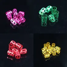 50 шт. 8 мм Регулируемые кольца для косичек застежки-Запонки трубки красочный, крутой прочный дредлок бусины для укладки волос аксессуары инструменты