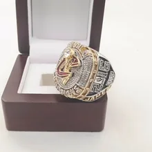 Que Puede Vencer A Nuestros Anillos, alta Calidad 2016 Cleveland Cavaliers Anillo Campeonato Del Mundo de Baloncesto deportes de encargo con Cajas De Madera