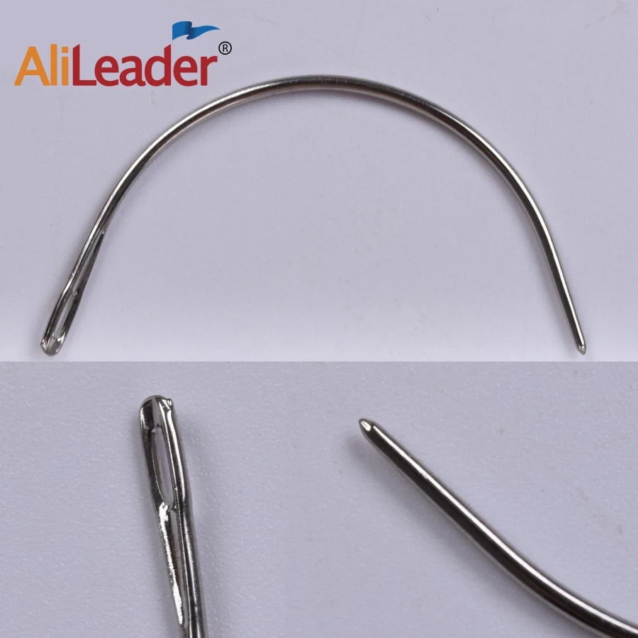 Alileader 1 рулон высокие сильные волосы нить для наращивания нейлоновая нить из нержавеющей стали C Тип спицы Профессиональный парик делая инструменты