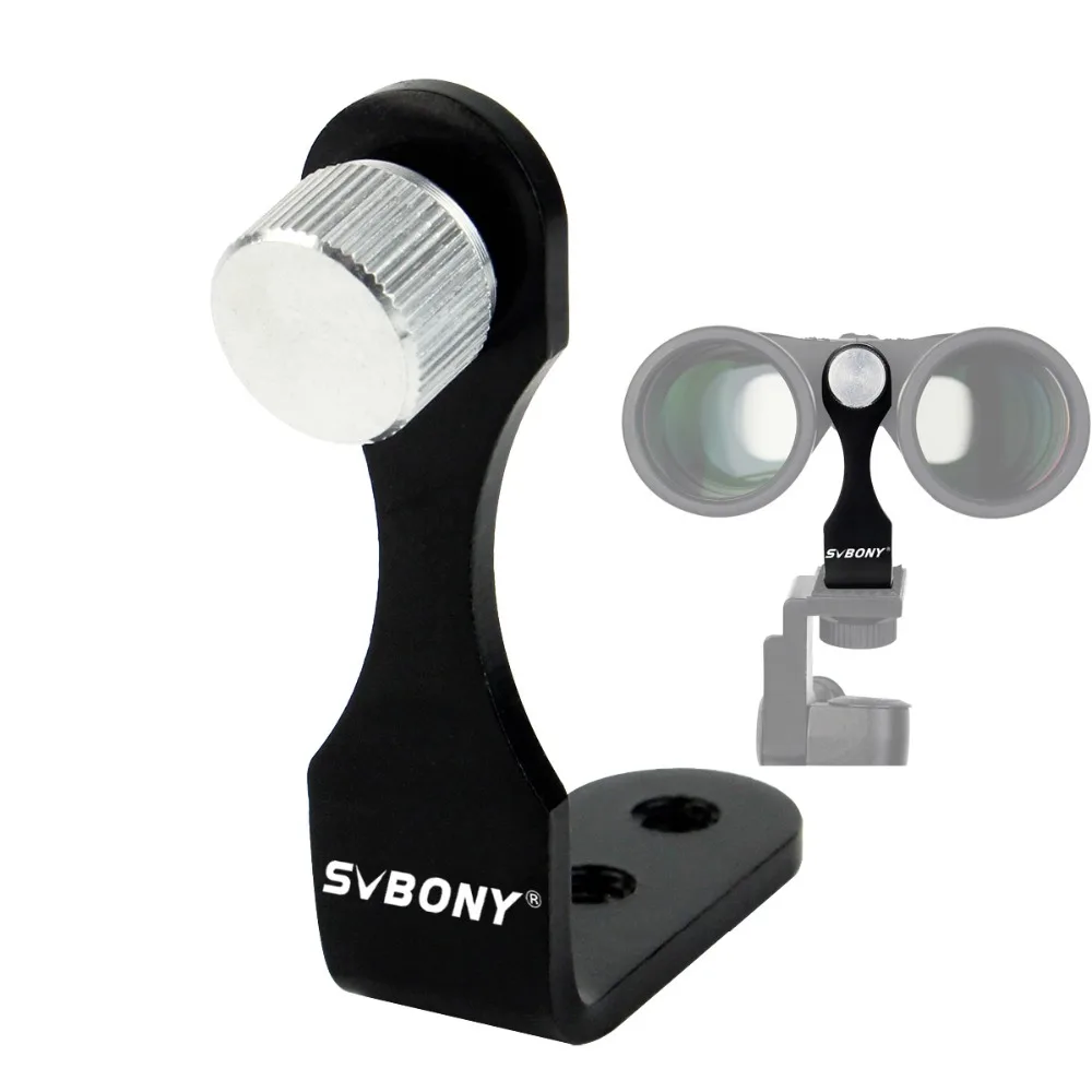 SVBONY L Type Tripod Mount Adapter for Binocular Monocular Telescope Camping Hiking Metal