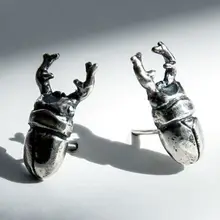 Regalrock Симпатичные стимпанк насекомое ювелирные изделия Жук Египетский скарабей серьги-гвоздики