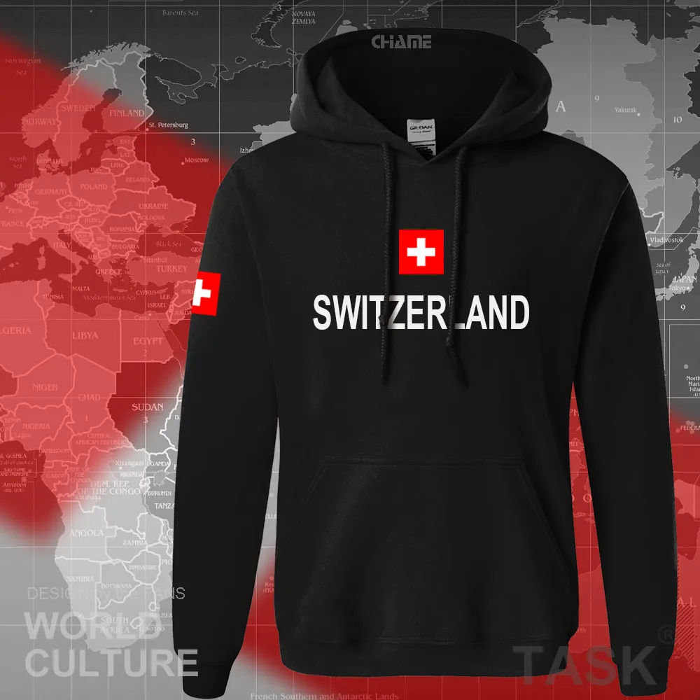 Свитшот мужской флисовый с надписью Swiss|men sweatshirt|hoodies menhip hop streetwear |