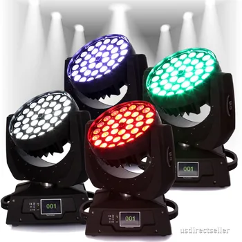 

(Ship from DE) 4PCS 360W Zoom RGBW Wash Light Led Moving Head Stage DMX stage lighting Licht