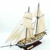 Wooden Scale Model Ship 1/130 Assembly Model kits Classical Wooden Sailing Boat Model HARVEY 1847 Scale Wooden Model Ship Kits ► Photo 3/6