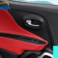 SUNFADA искусственная кожа внутренняя дверная панель/подлокотник защитный чехол автомобильные чехлы для JEEP RENEGADE автомобильный Стайлинг