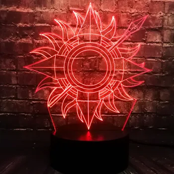 

New Game of Thrones Movie House Martell of Sunspear Logo 7 Color USB LED Decor Home Mood Night Light Baby Holiday Gift Kids Toys