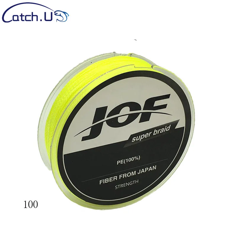 

Catch.U Fishing Line 4Strands 100m 0.6-8.0 Super Strong PE Braid Lines Braided Fishing Line 100m Fishing Lines