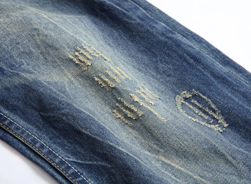 Новые Брендовые мужские джинсы известные синие мужские джинсовые брюки мужские джинсы прямого покроя подходят мужские джинсы, синие джинсы, H9003