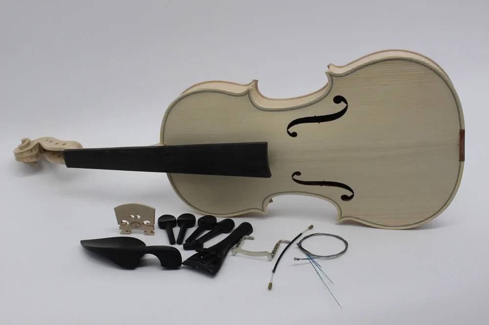 High-Quality Factory Unfinished White Violin