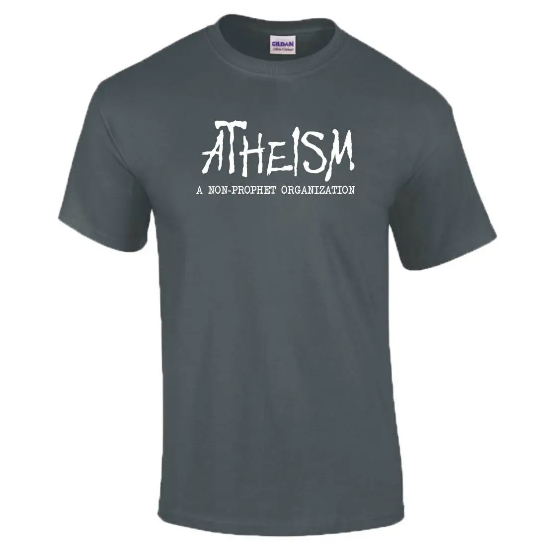 

Atheism A Non-Prophet Organization Funny Atheist T-Shirt 16 Colours - to 5XL