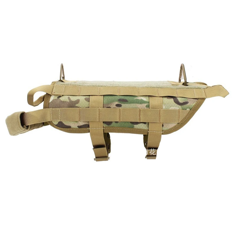 Military Tactical Pet Dog Harness Working Dog Vest Nylon Training Running Collars For Medium Large Dogs German Shepherd Pitbull9
