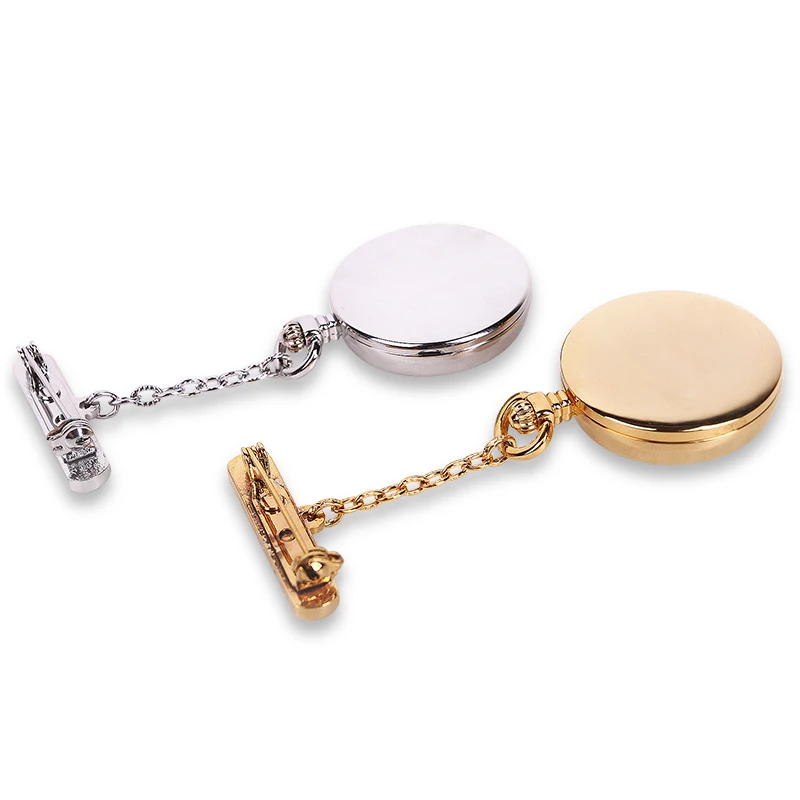 ALK Fob Nurse Watch Pocket Date Quartz Watches Calendar medical gift for hospital Clock Brooch Medical Rose Gold Silver