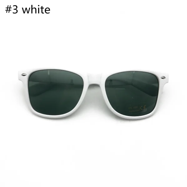 Один цвет 48 пар/лот унисекс 80 в ретро стиле Модные солнцезащитные очки для свадьбы подарки на вечеринку для гостей пляжные Вечерние - Цвет: 3