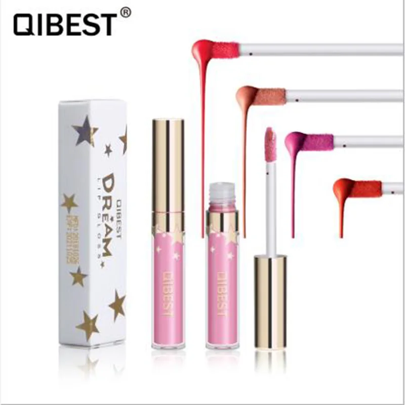 

QIBEST Lip Gloss 24 Colors Nude Matte Liquid Lipstick Long Lasting Waterproof Moisturizing Lip gloss Lip Makeup Cosmetics