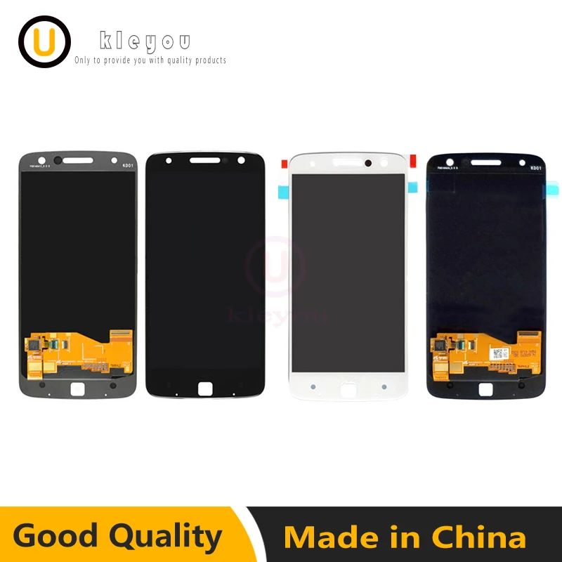 

Black White For Motorola MOTO Z Droid Edition XLTE XT1650 XT1650-05 LCD Display Touch Screen Digitizer Assembly Free Shipping