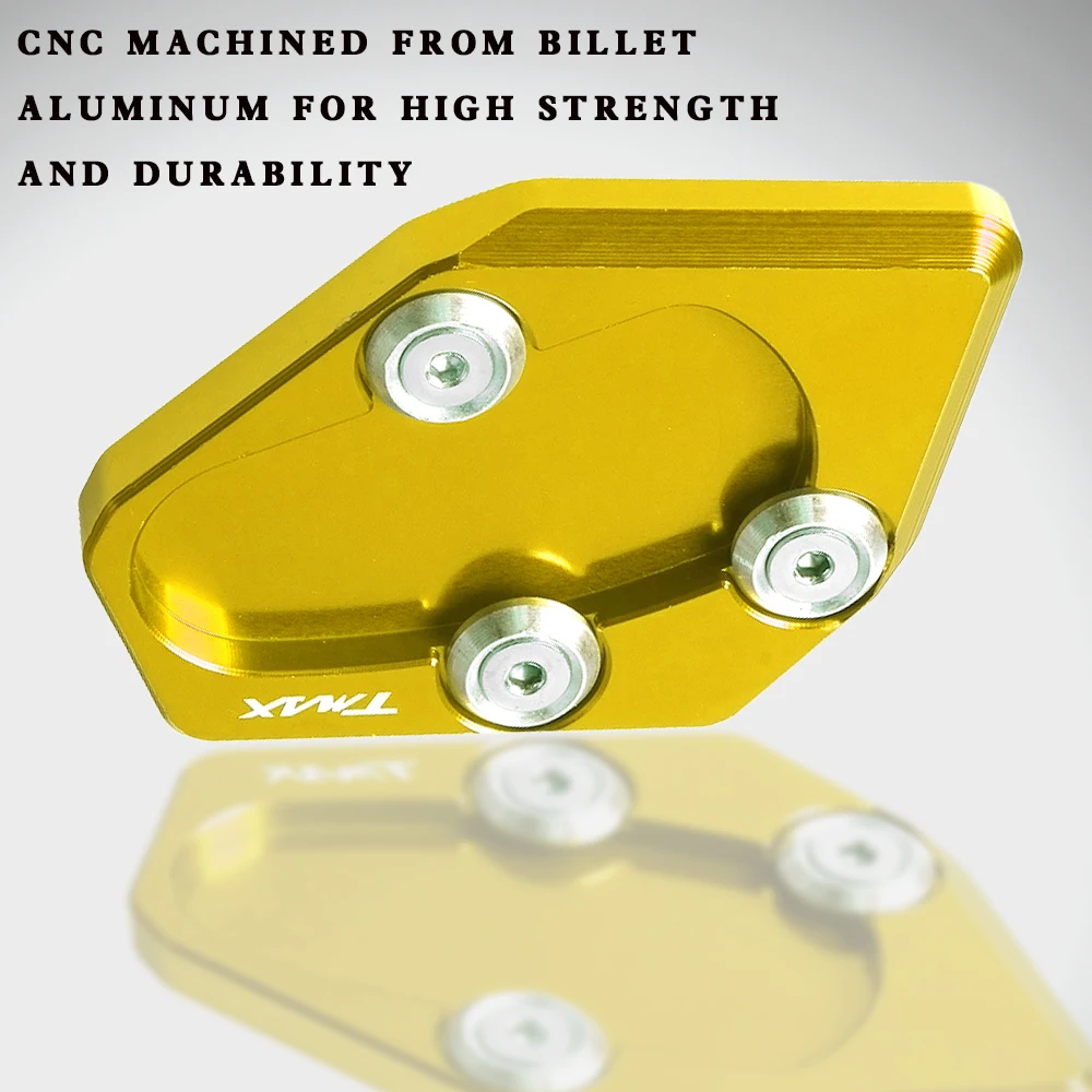 CNC алюминиевый мотоцикл подножка боковая подставка пластина расширения подставки расширители для YAMAHA TMAX 530 Tmax530 SX XP530