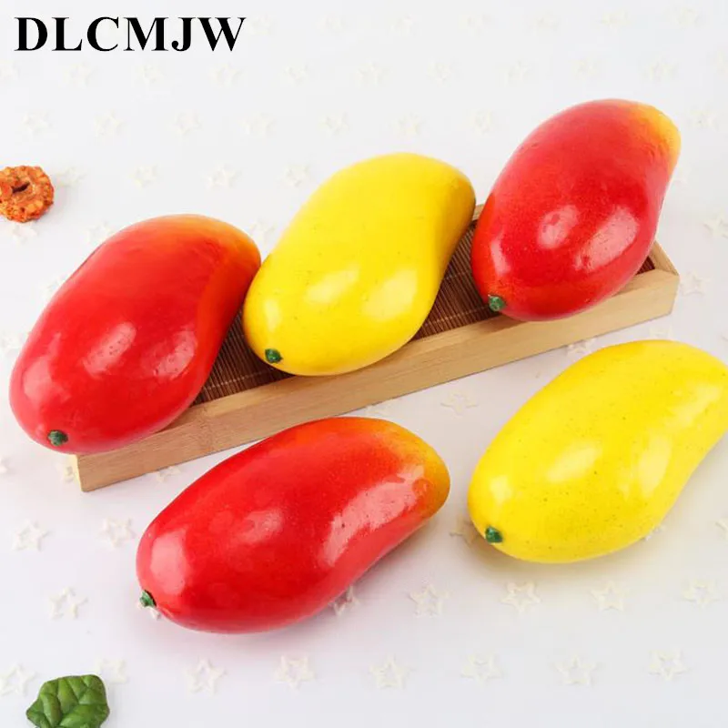 

Foam Mango Artificial Fruits Fake Fruit Mango Kitchen Table DIY Home Decoration Plastic Simulation Artificial Mango