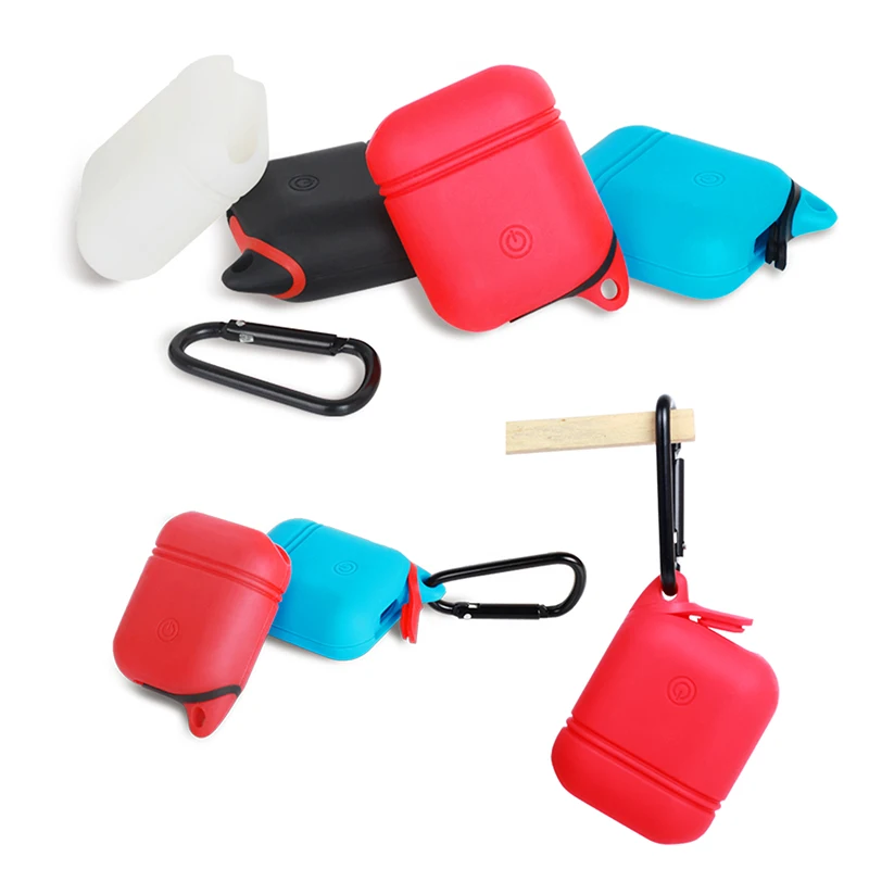 New Silicone Case Earphones for Apple Airpods Bluetooth Wireless Earphone Protective Skin Cover Box for Air Pods Ear Pods Bag