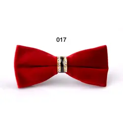 Популярный женский мужской бархатный галстук-бабочка, однотонная вечеринка, свадебный банкет, галстук-бабочка, подарки HD88