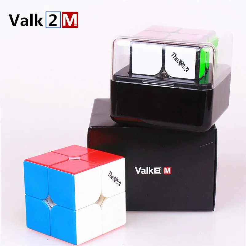 Valk 2 м 2x2x2 скоростные магнитные магические кубики Valk 2 пакетные кубики QIYI Mofangge WCA конкурсные кубики valk2 M Магнитный пазл