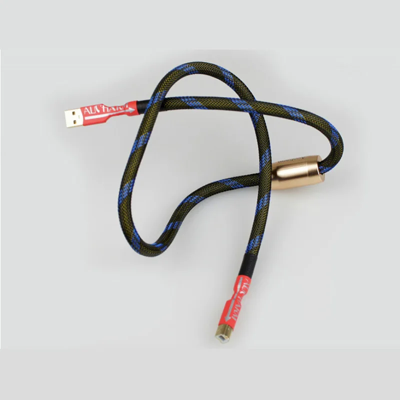 HIFI аудио специальный медный посеребренный USB кабель звуковая карта DAC декодер