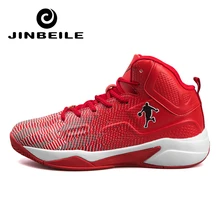 New Arrival High Top Original Men Basketball Shoes Lace-up Shockproof Athletic Outdoor Red Sneakers Sport Shoes Scarpe Da Basket original vans new arrival high top women s black and wthite mskateboarding shoes sport shoes canvas shoes sneakers free shipping