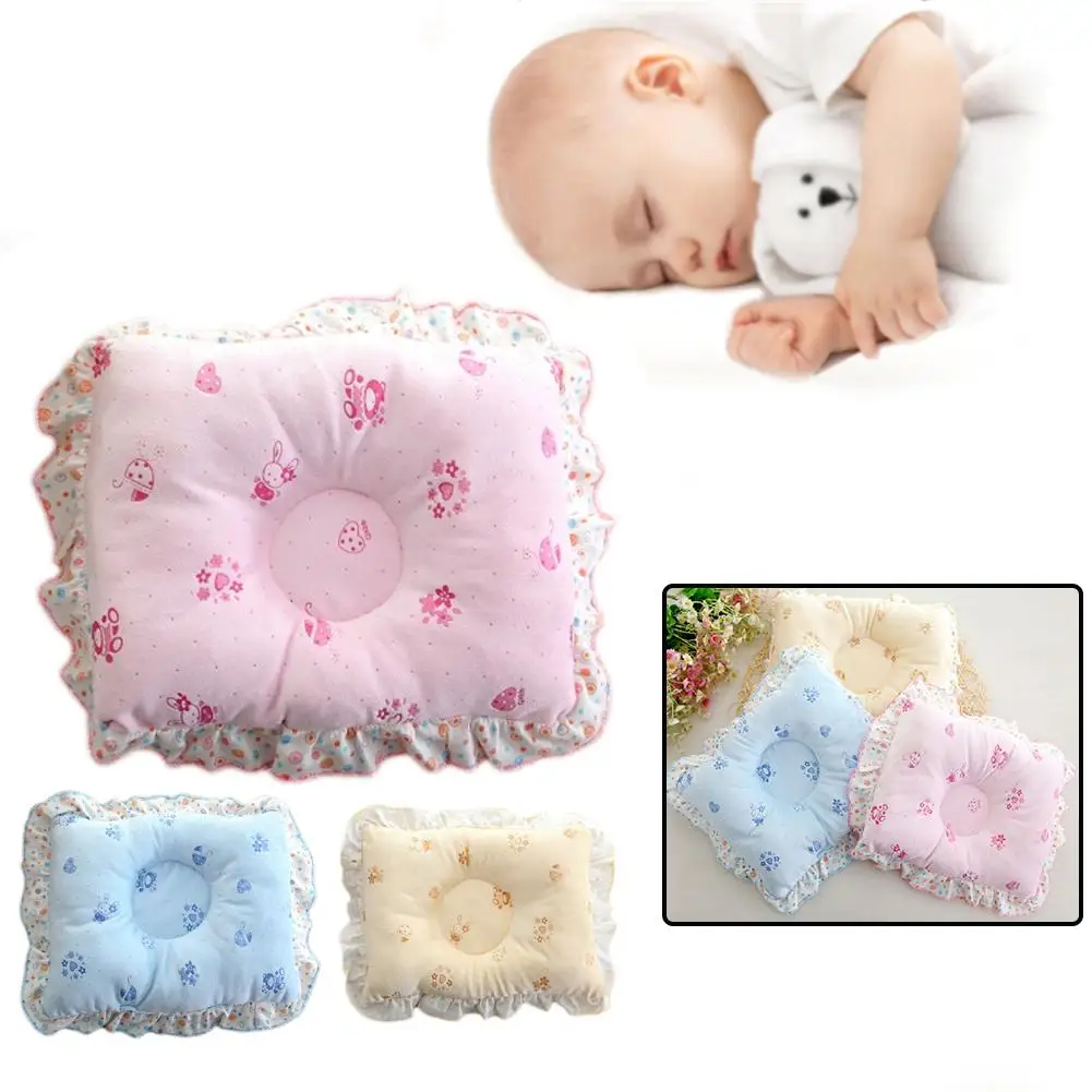Cotton Newborn Baby Positioner Anti-rollover Pillow Head Shaping Nursing Pillow