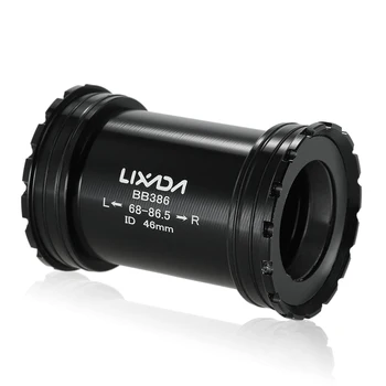 

Lixada Interlocking Bottom Bracket Axis Parts BB386 Bottom Bracket Road Bike Threaded Fit BB 24MM Adapter 68-86.5MM