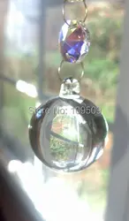 40 мм Люстра Crystal clear Ball Crystal Prism Хрустальный Шар Украшение Люстра Голливуд Regency Бесплатная Доставка