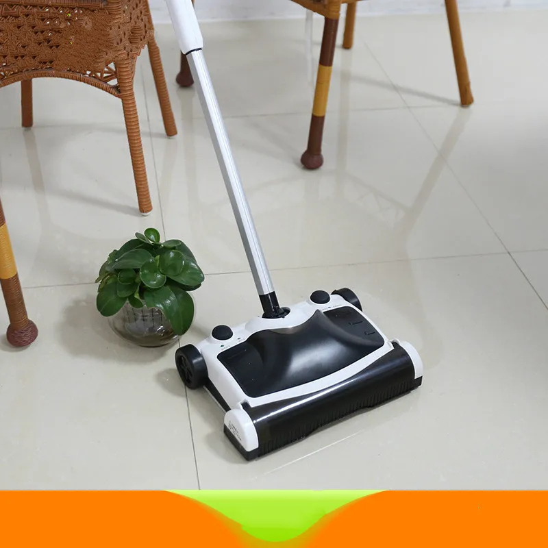 

Hand Push Sweeper Mop Foldable Cordless Rechargeable Mopping Dust Collector Aspirator Automatic Drag Broom Vacuum Cleaner