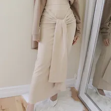 JAYCOSIN Длинные Юбки Женская Макси юбка Повседневная Высокая эластичная талия для похудения стройная девушка длинные однотонные прямые юбки Jul09