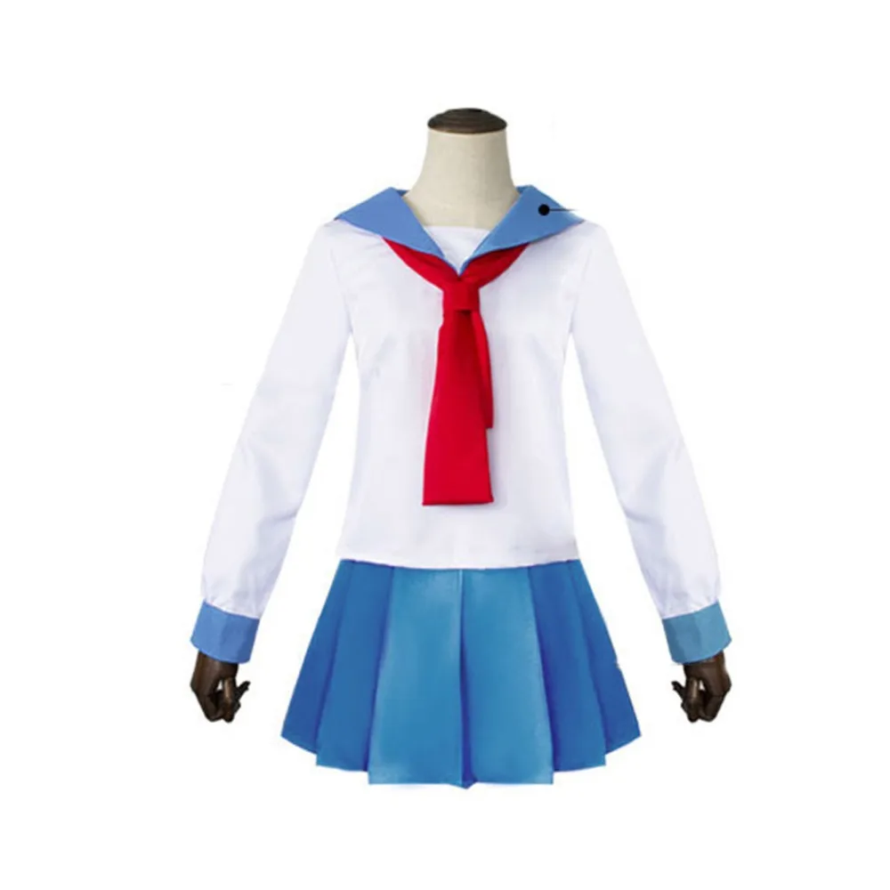 

Free Shipping Pop Team Epic Cosplay Costume Popuko Pipimi Cosplay Costumes Short Skirt Woman School Uniform Party Sailor Suit