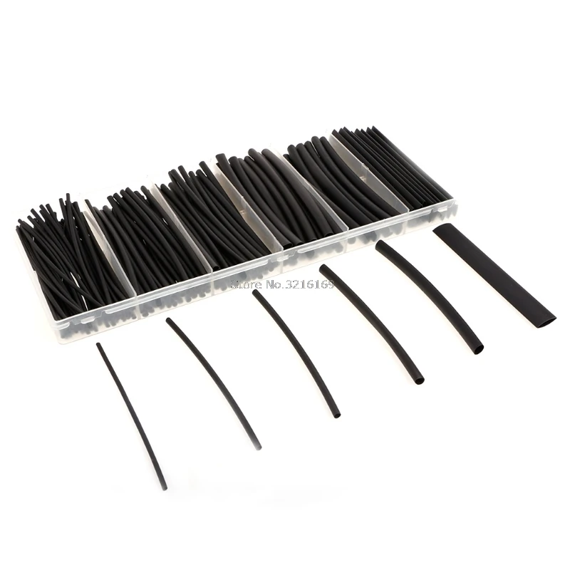 

For 160Pcs/Set 100mm Heat Shrink Sleeve Tube Cable Wire Wrap Electric Insulation Set Promotion