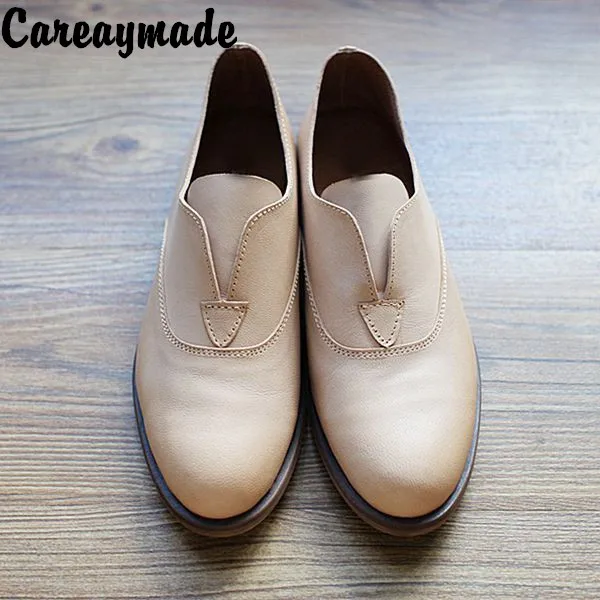 Careaymade New 2018 The British style Pure Handmade Leather women