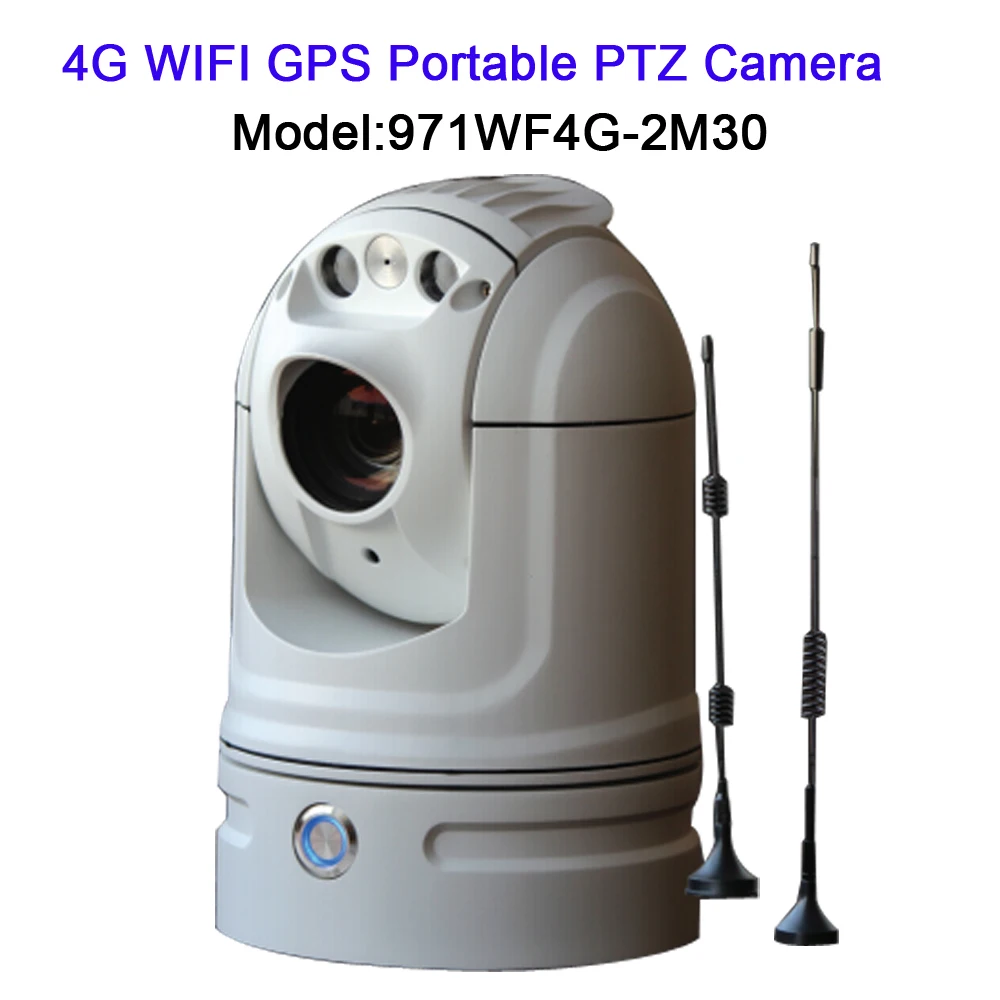 Battery 4G 3G wireless Waterproof Shakeproof Mobile Portable Emergency SD card IP PTZ camerain