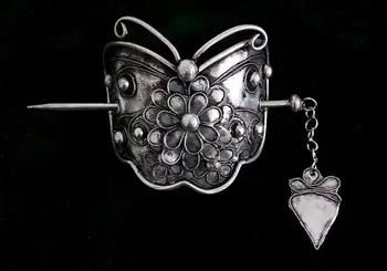 

Original national style handmade Miao Yinchun handmade flower hairpin bottom support fork antique wind handicraf