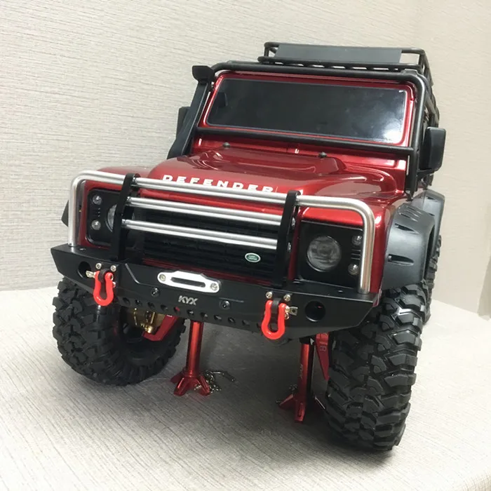 Сплав передний бампер для 1/10 RC Гусеничный автомобиль Traxxas TRX-4 Wrangler SCX10-II 90046