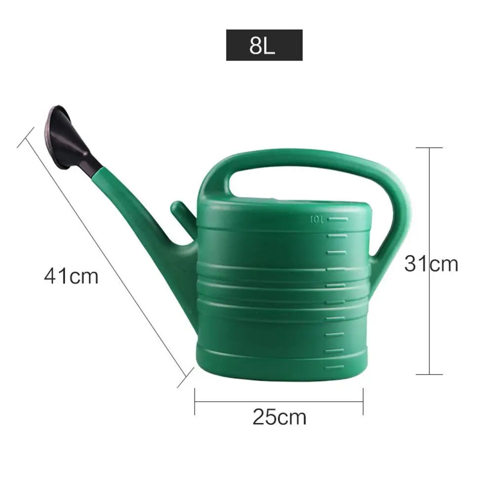 5L8L Watering Can Large Capacity Long Mouth Thickened Watering Kettle Sprinkler With Handle For Vegetable Flower Garden Tool