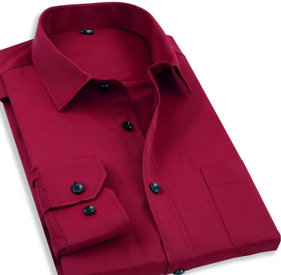 Buy custom men dress shirt high quality men long