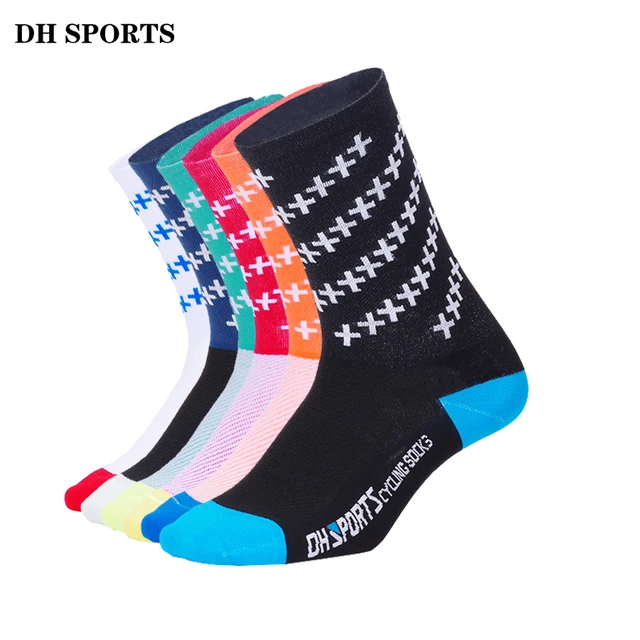 US $2.12 DH SPORTS New Quality Professional Cycling Socks Men Women Outdoor Road Bicycle Socks Brand Running
