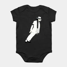 Детские Onesie Детские Боди Детская футболка хлопка, напечатанные Майкл Джексон Smooth Criminal-Майкл Джексон