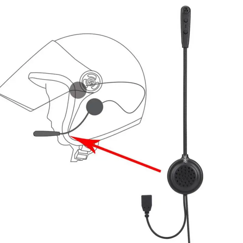 Motorcycle Helmet BT Headset Wireless Helmet Earphone Headphone Speaker