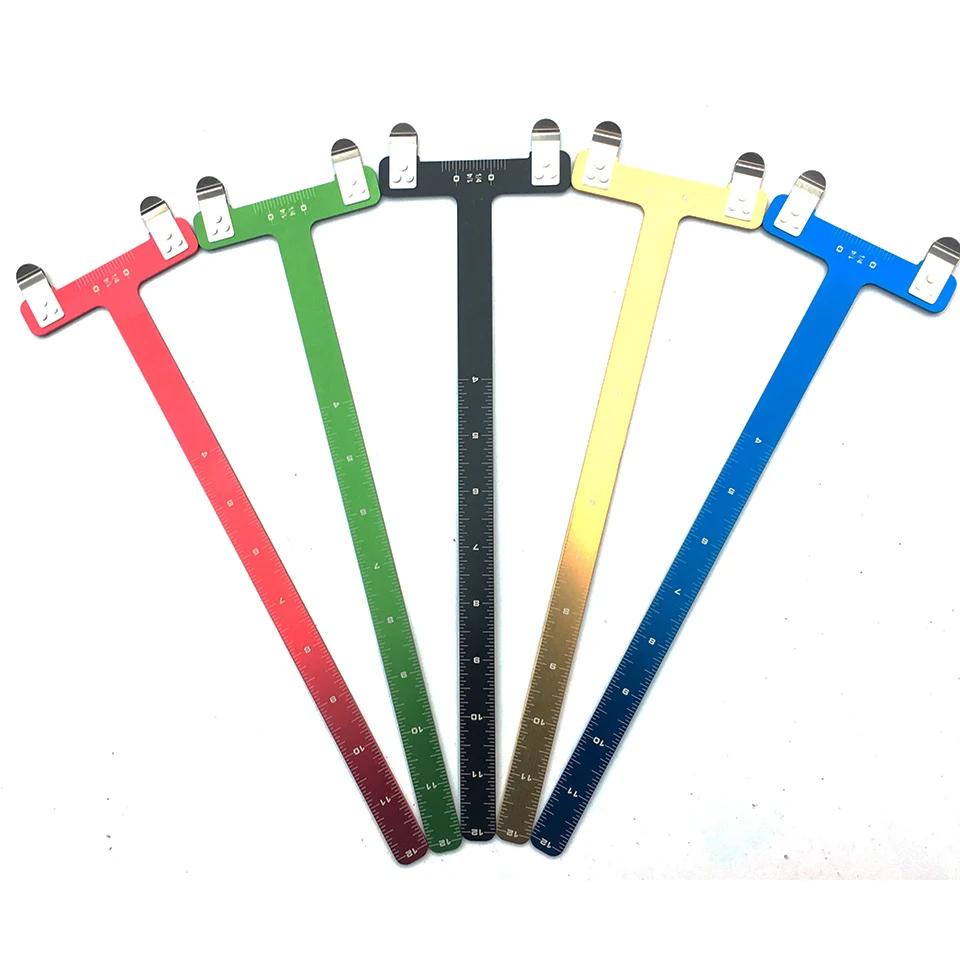 

Recurve Bow T Ruler T Square Quick Tip On Tieing Arrow Nocking Points Precision Measurements for Archery Hunting Shooting