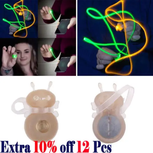 

Party Gadgets 2Pcs 3D Hologram Bright Bee Lights Bugz Magic Toy Evolution Gadgets Blue Light Glow Party Supplies