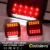 Castaleca 12 V 20 Leds Auto Camion Avvertimento Coda Posteriore Luce di Avvertimento Luci Posteriori Luci di Coda Posteriore di Ricambio per camion rimorchio della Barca