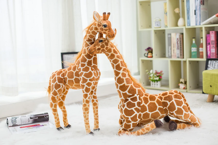 120 см Моделирование Плюшевые игрушки жираф большой размер милые мягкие куклы животных мягкая кукла "Жираф" высокое качество подарок на день рождения Детские игрушки