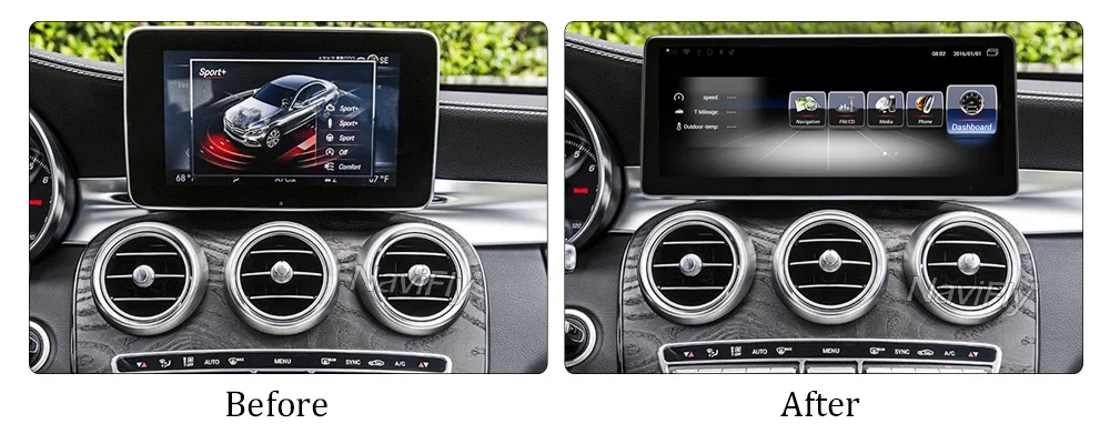 4G LTE 3+ 32G Android автомобильный Радио плеер с gps-навигатором для Mercedes Benz C-Class W205 S205 NTG5.0