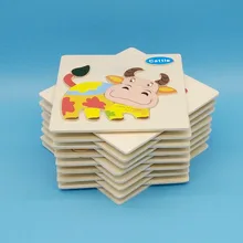 Retail And Wholesale Baby Children Educational Wooden Puzzle Toys Kids 28 Models Wooden Education Toy Puzzles For Children MBF1
