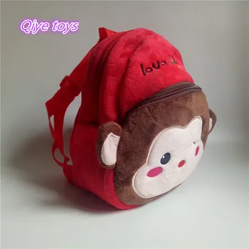 

Lovely Animal plush toy Cartoon Monkey Elephant Bee Plush Backpack Student Kids Bag Christmas Gift Kids Lovely Gift